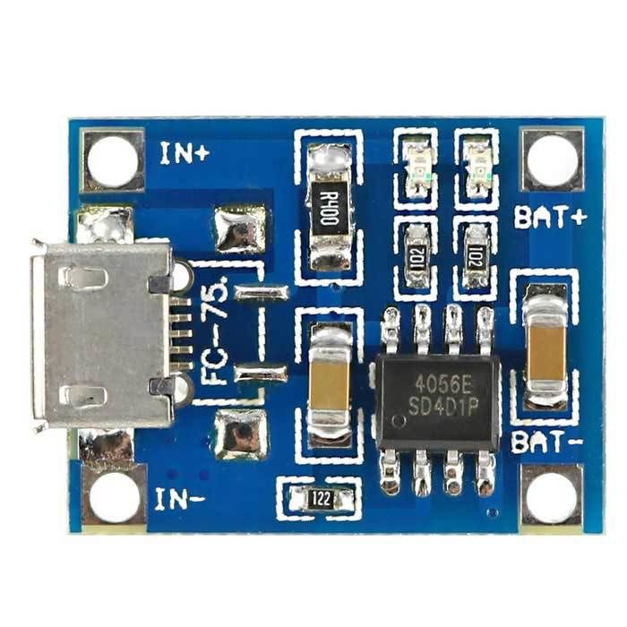 AR-080 TP4056 3.7 V Şarj Aleti 5 V 1 A Lipo Lityum Pil Şarj Cihazı