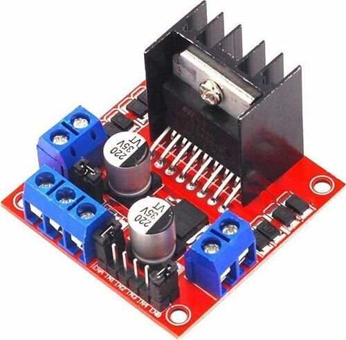 AR-015 L298N Voltaj Regulatörlü Çift Motor Sürücü Kartı
