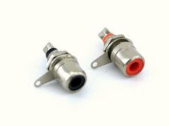 TF-139 RCA Şase Nikel Metal Kırmızı Siyah 200Adet