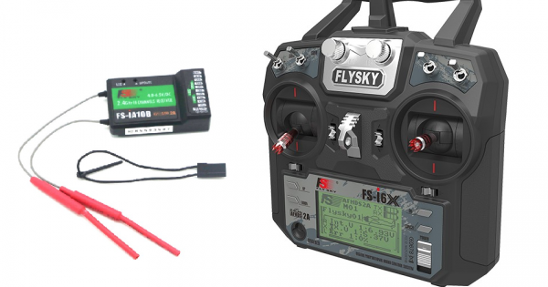 DR-023 Flysky FS-İ6X 2.4GHz 10 Kanal Kumanda ve FS-İA10B Alıcı