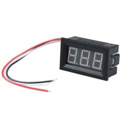 AR-261 0.56’’ 0-30V 3 Kablolu DC Kırmızı Voltmetre