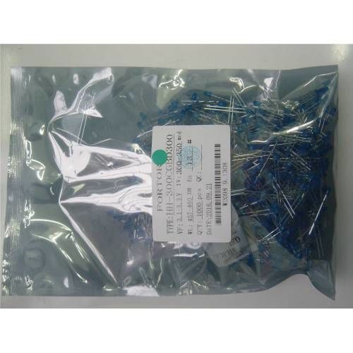 Mat Led Mavi 3mm Difuze Led 1000Adet