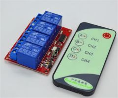 AR-327 IR Kumandalı Röle Kartı 12V 4Kanal