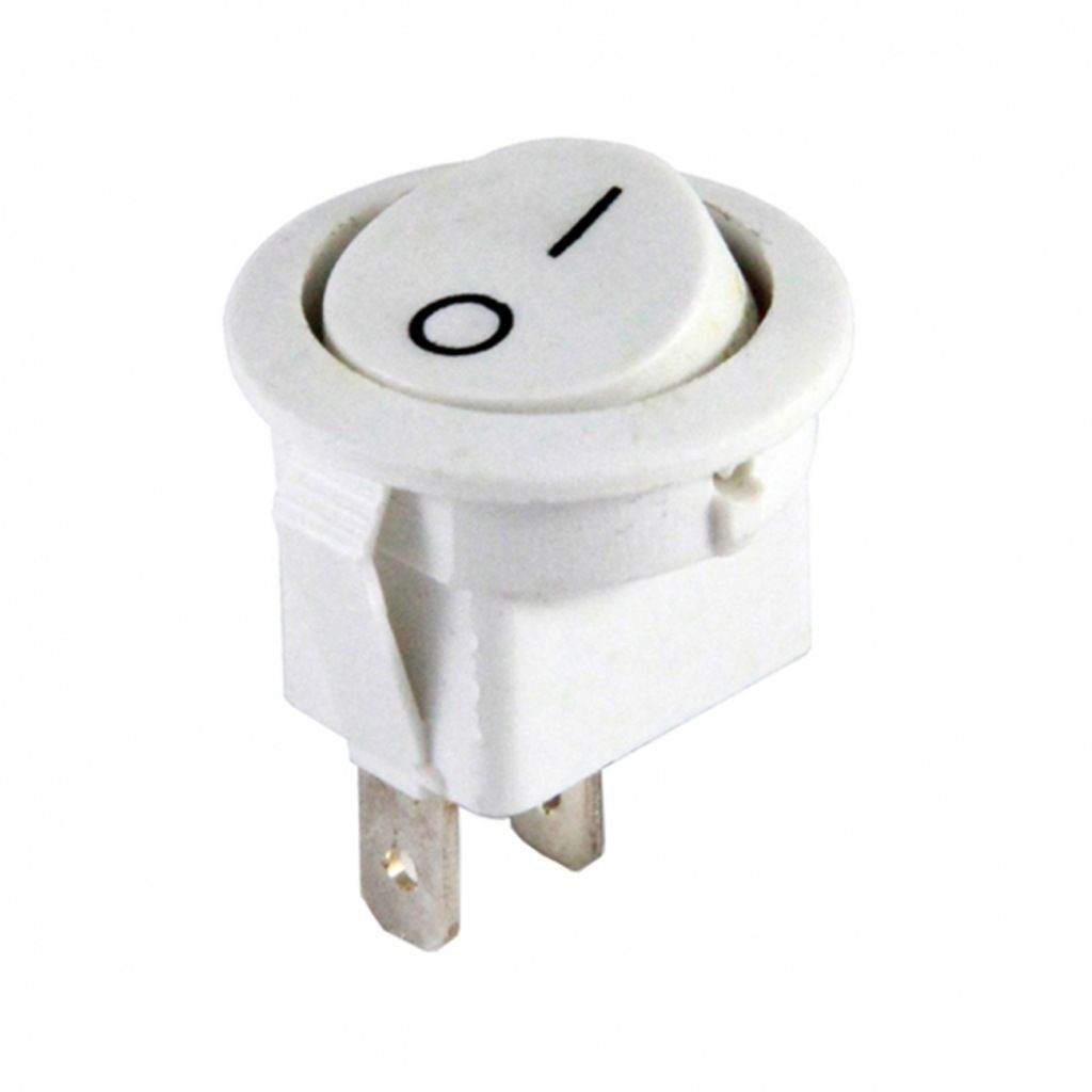 Beyaz Yuvarlak Anahtar 20mm 100Adet