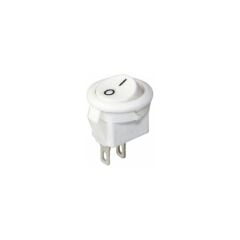 TF-08 Mini Yuvarlak Anahtar Beyaz 16mm 100Adet