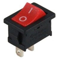 TF-02 Yükseltici Anahtar Kırmızı Açma Kapama Anahtar 15x20mm 100Adet