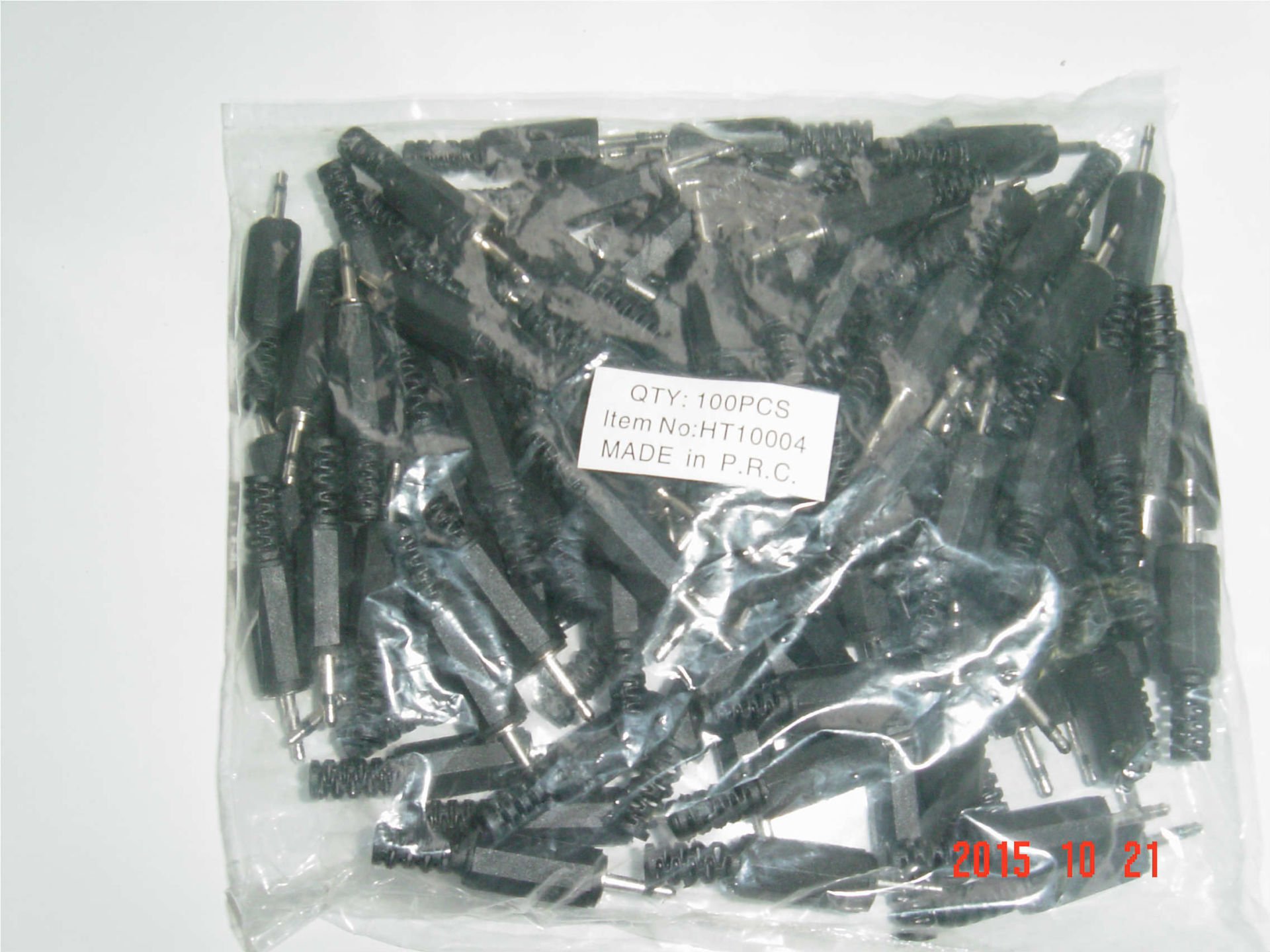 2.5mm Mono Jack Fiş Plastik 100 Adet