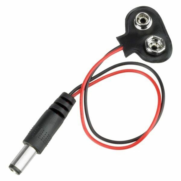 9Volt Pil Başlığı Jacklı Arduino 100Adet