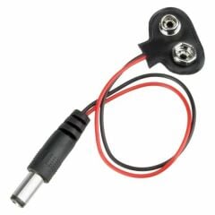 9Volt Pil Başlığı Jacklı Arduino 100Adet