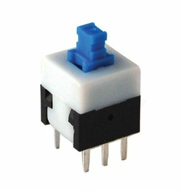8x8 Buton Mavi Anahtarlı 1000Adet