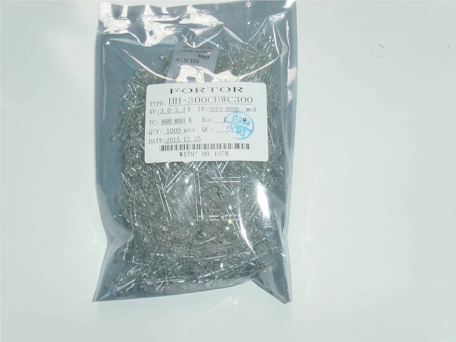 3mm Led Kırmızı Şeffaf 1000Adet