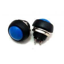 PBS-33B Push Buton Oval Mavi 100Adet