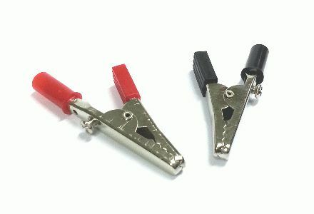 Akü Maşası Küçük Boy 50mm Kırmızı Siyah 100Adet