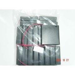 4'Lü Pil Kutusu Kapaklı 30cm Kablolu Anahtarlı