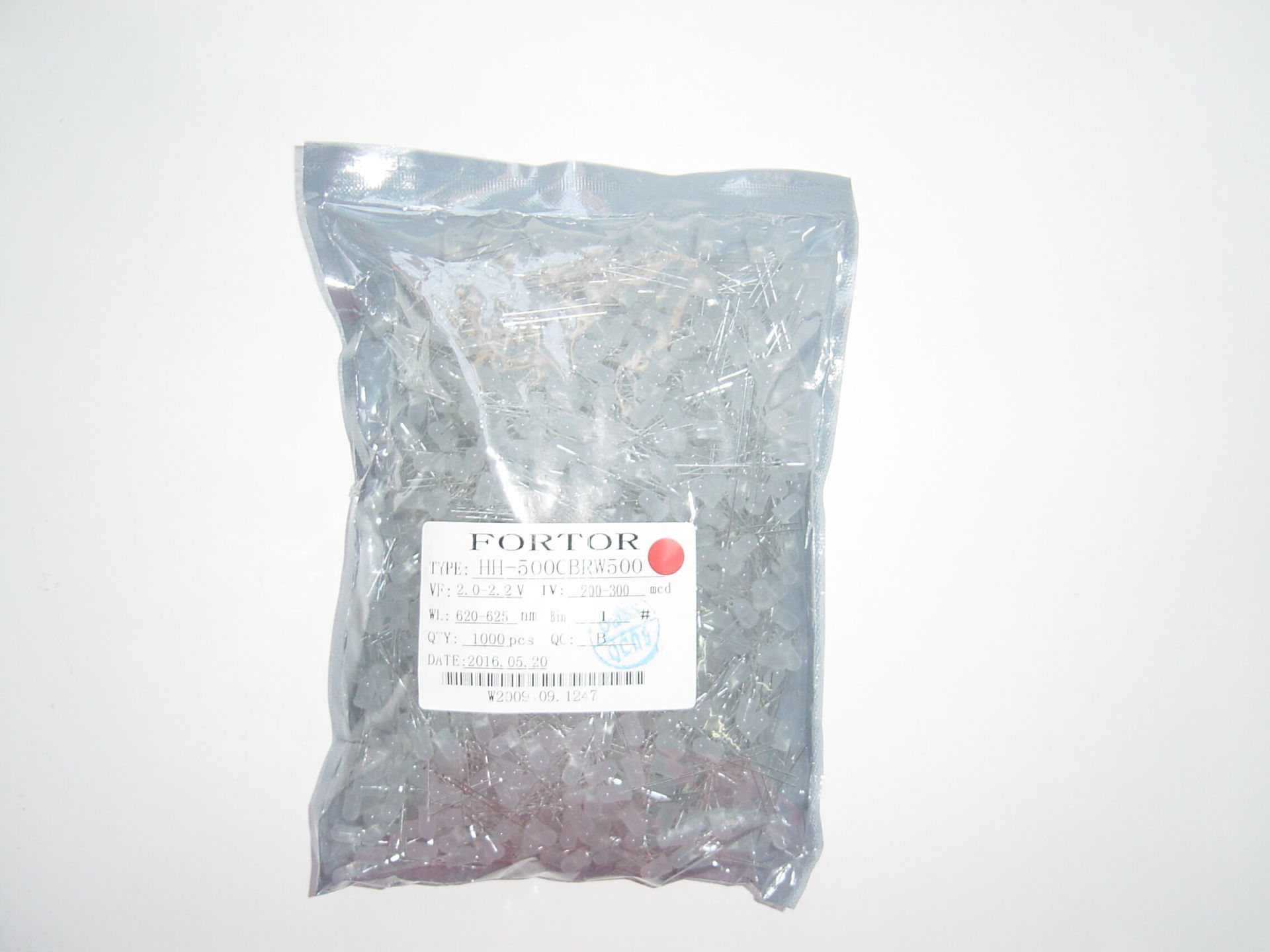 5mm Led Kırmızı Difuze Diffused Buzlu 1000 Adet