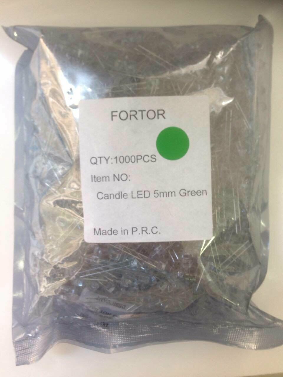 5mm Yeşil Mum Led Titrek