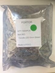 5mm Yeşil Mum Led Titrek