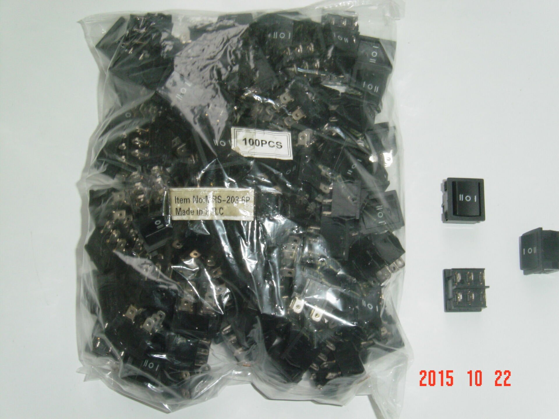 Orta Boy Işıksız Anahtar 6 Pin 3 Konum