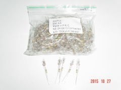 NE-2H / Neon Ampül Kırmızı 6 x 13 Dirençli 30mm 200 Adet