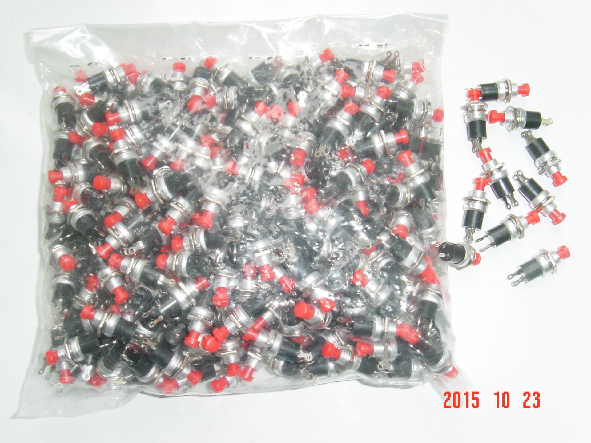 PBS-10B Diafon Buton Kırmızı On 100 Adet
