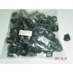 Siyah Yuvarlak Anahtar On-Off-On 3 Pin